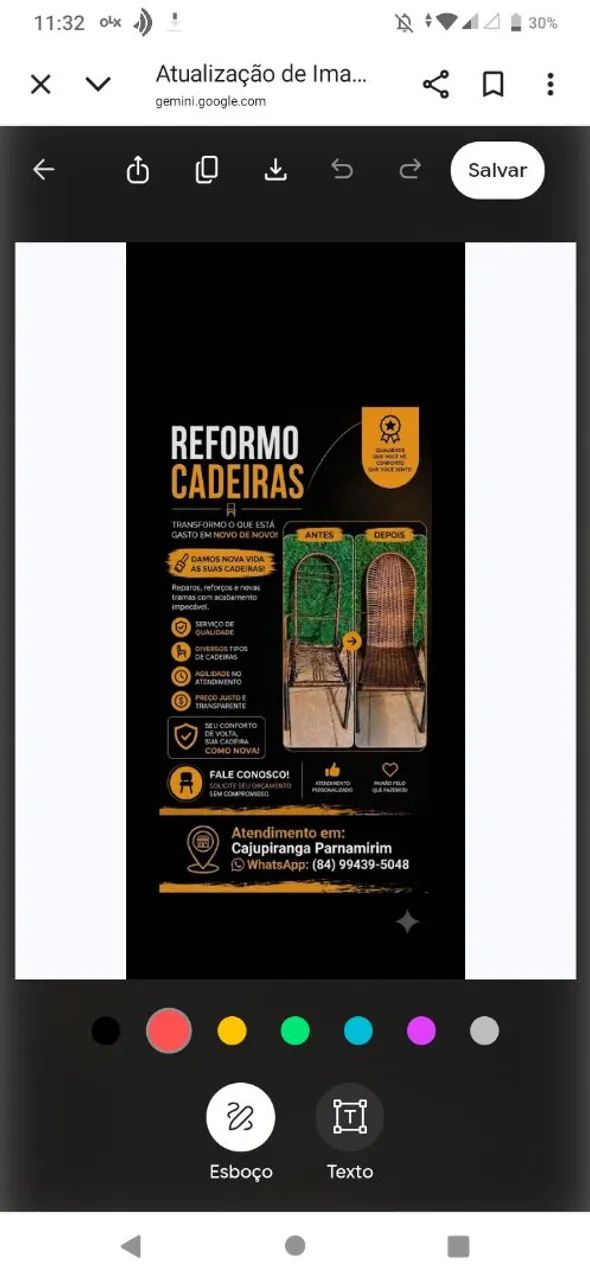 Trabalho com reformas e reparos 