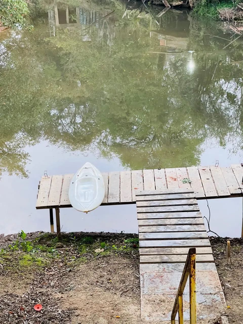 Rancho Vende se na beira Rio sarapui - Foto 4