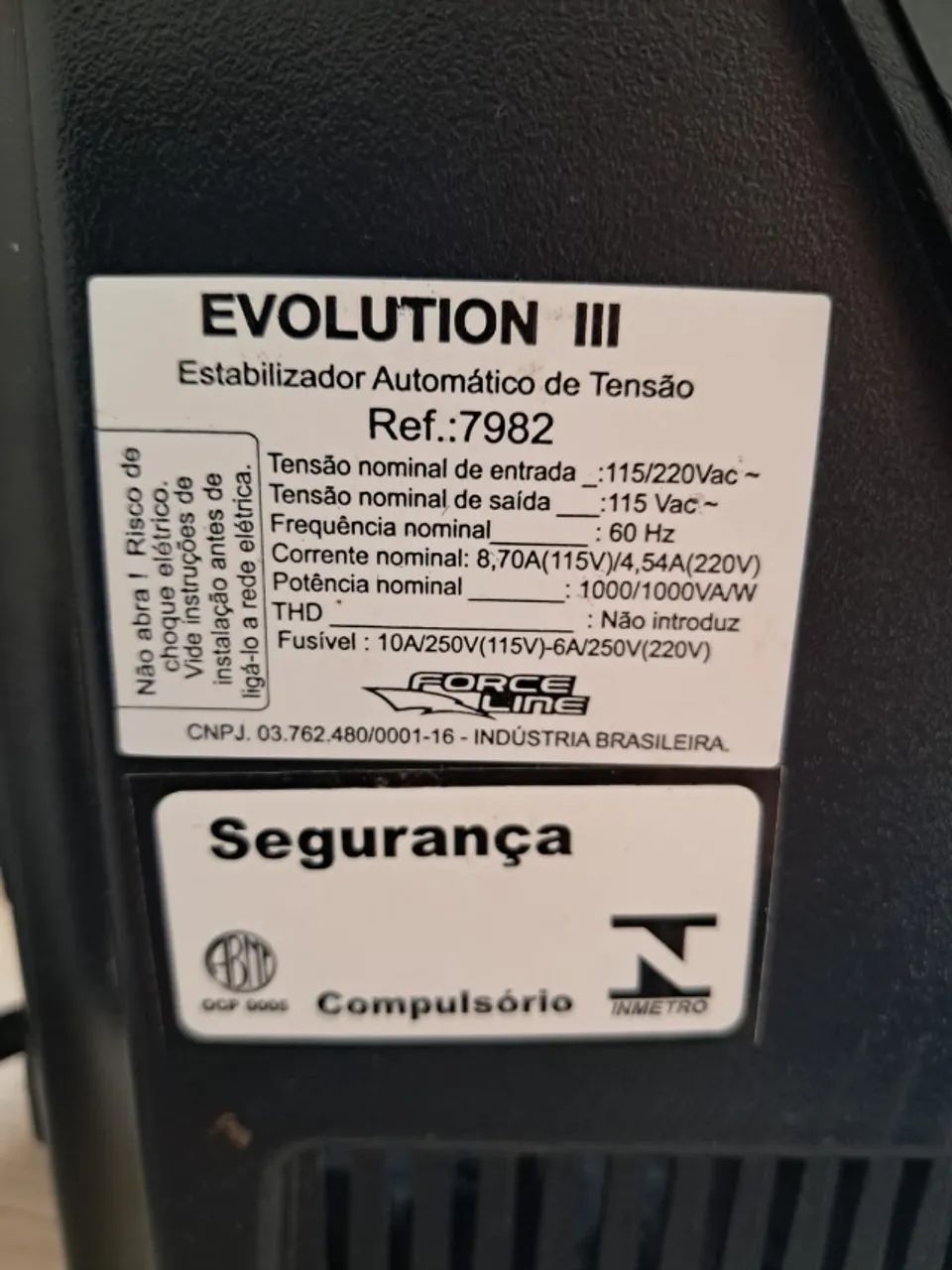 Estabilizador Evolution III de 1000 va - Foto 3