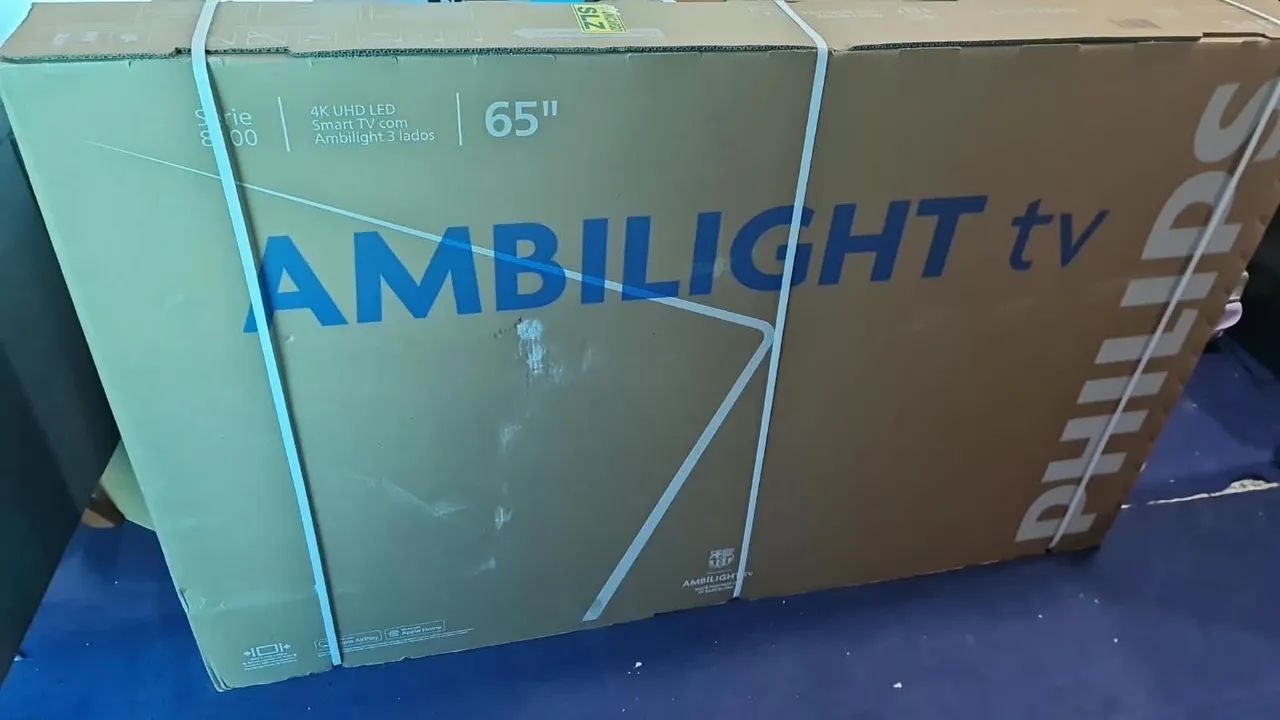 tv philips 65 polegadas 4k ambilight