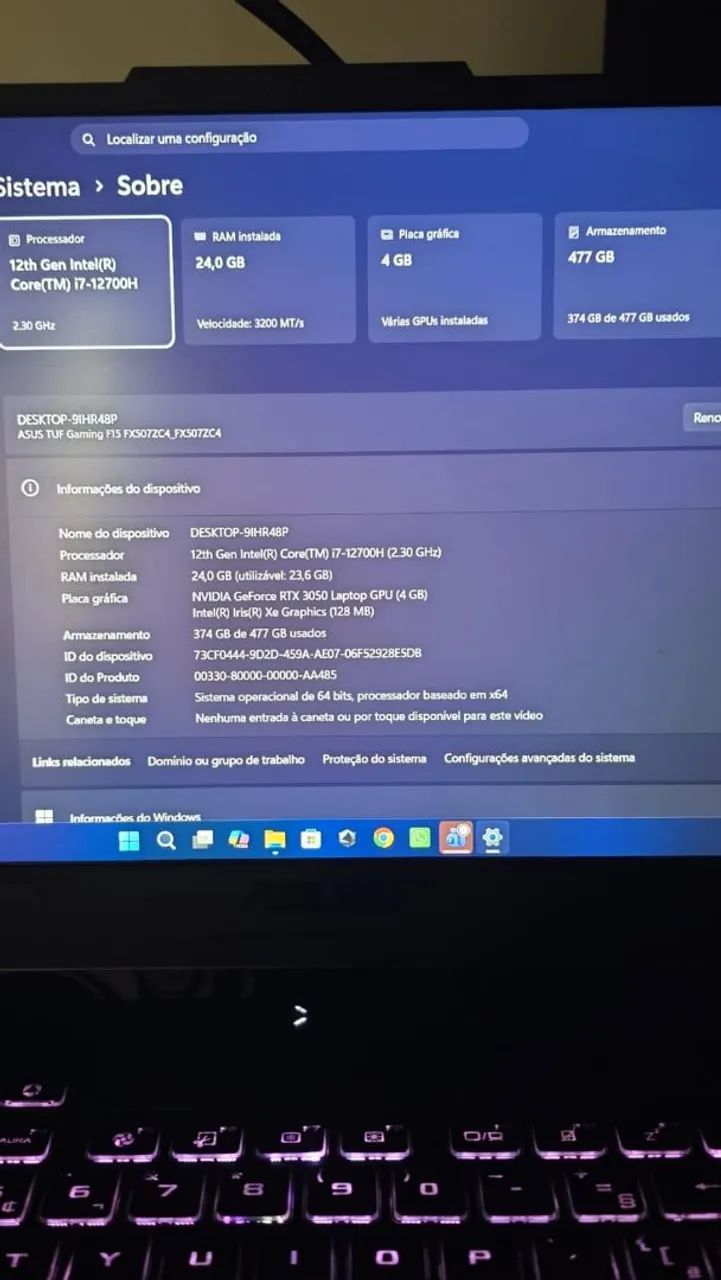 Asus Tuf f15