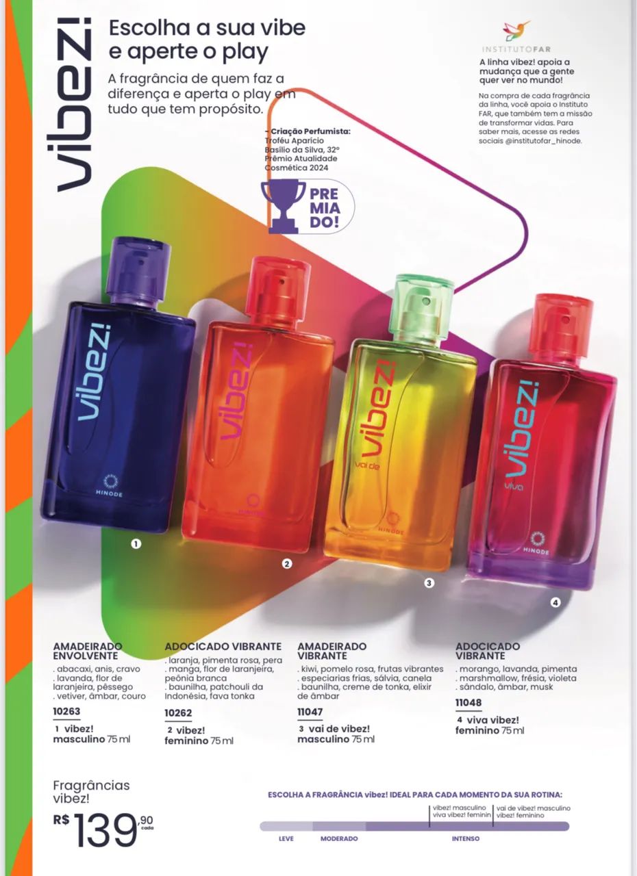 PERFUME VIBEZ HINODE 