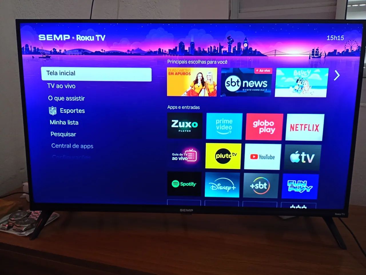 Roku tv Semp 32 polegadas. - Foto 3