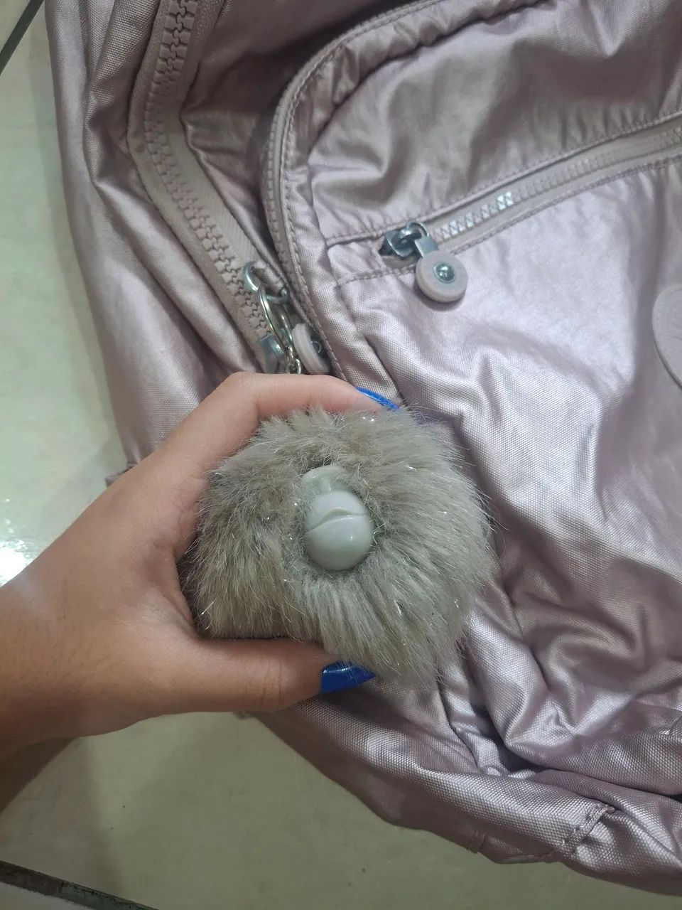 Mochila kipling bronze pink met - NOVA nunca usada - Foto 2