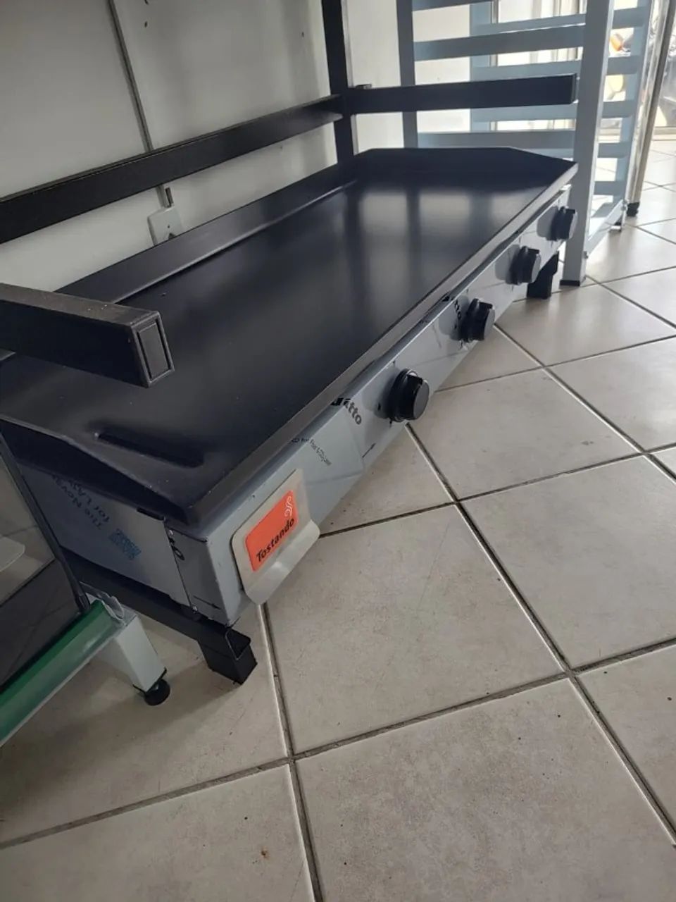 ALN. Chapa Bifeteira Compact 1.00mt - a Gás 