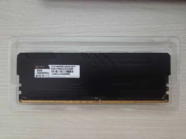 Memória RAM Husky Impulse, 8GB, 2666MHz, DDR4, CL16, Preto - HRM001082616PT - Foto 2