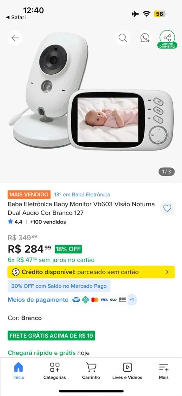 Babá eletrônica  - Foto 4