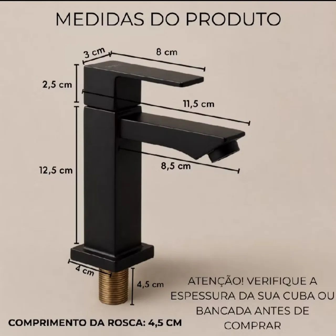 Torneira para banheiro de luxo 