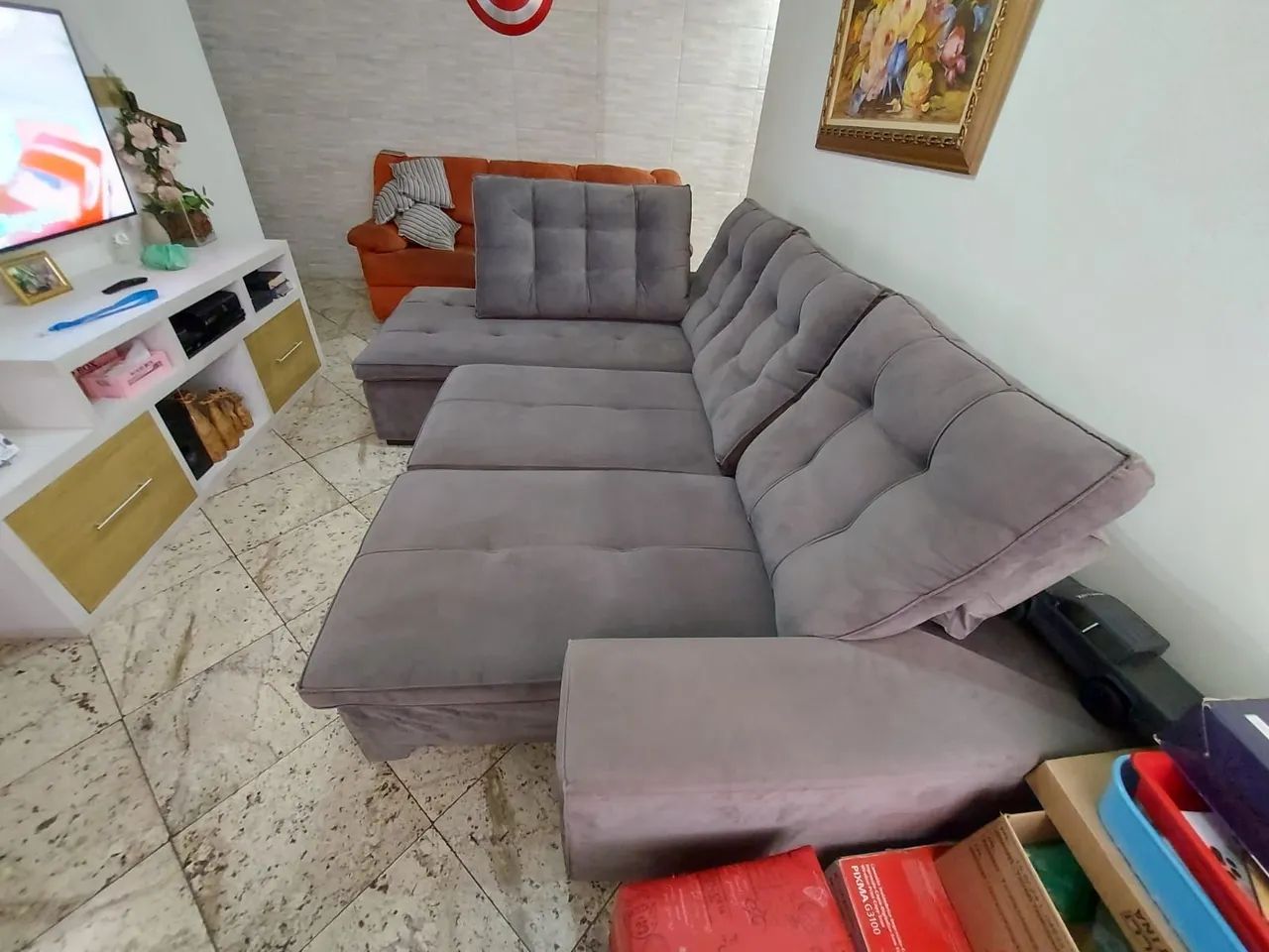 Sofá com cheise 2,60 - Foto 3