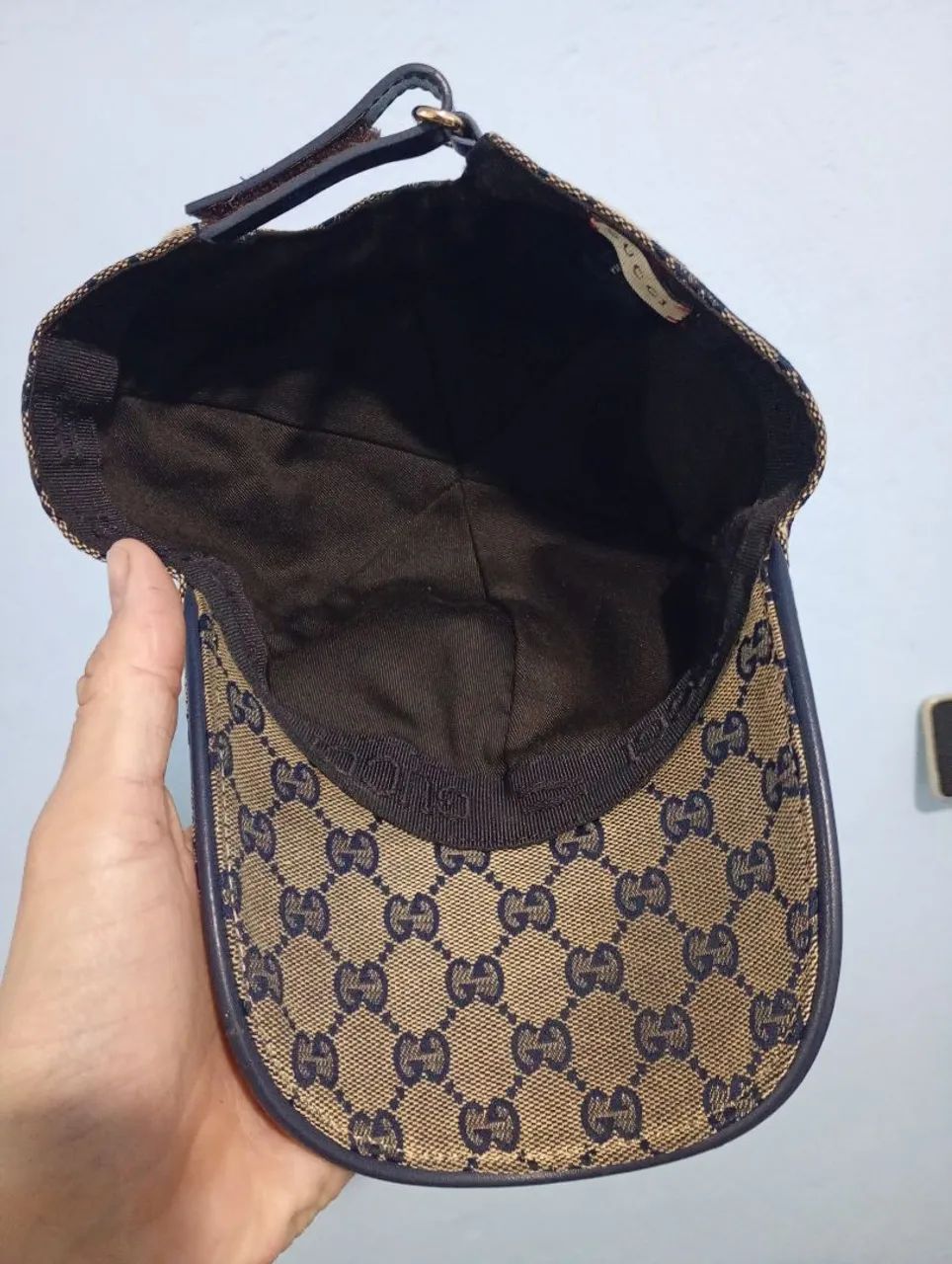 Gucci boné com faixa web g  - Foto 4