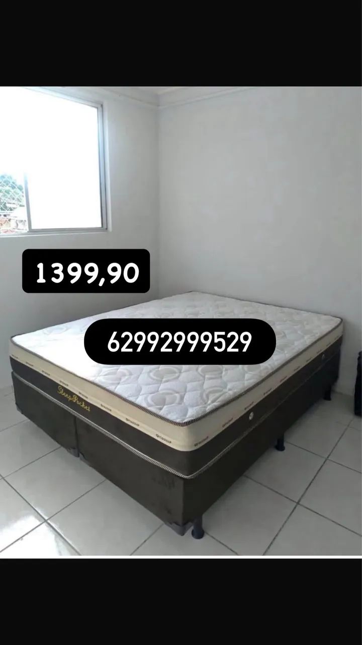 Colchão mais box Queen size preço imbatível