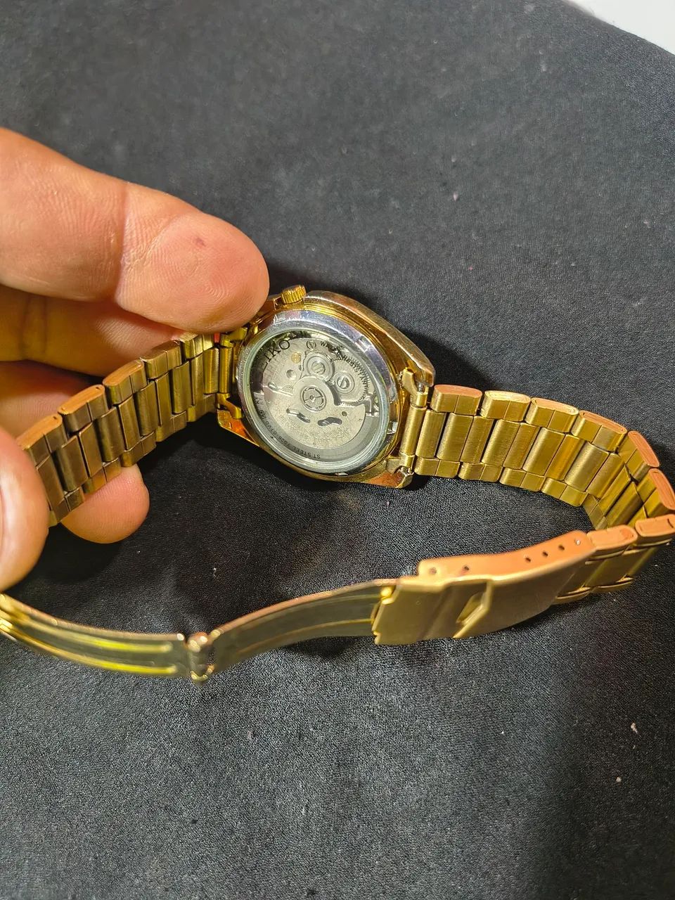 RELÓGIO SEIKO 5 AUTOMÁTICO com FUNDO de VIDRO  - Foto 3