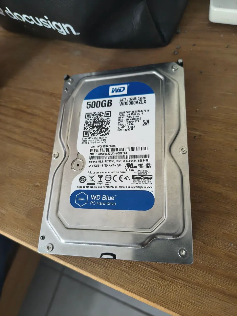 HD SATA WD BLUE 500GB