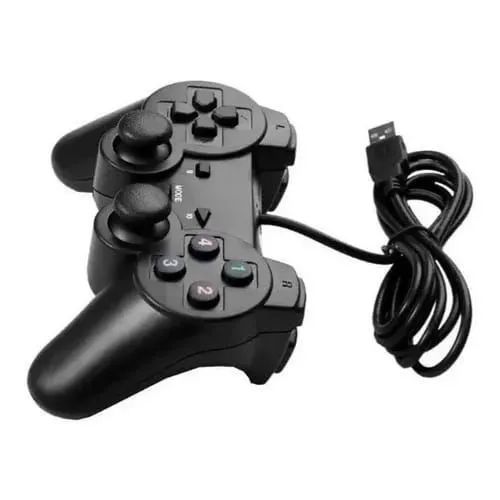 Controle PS2 com fio USB para Pc  - Foto 2