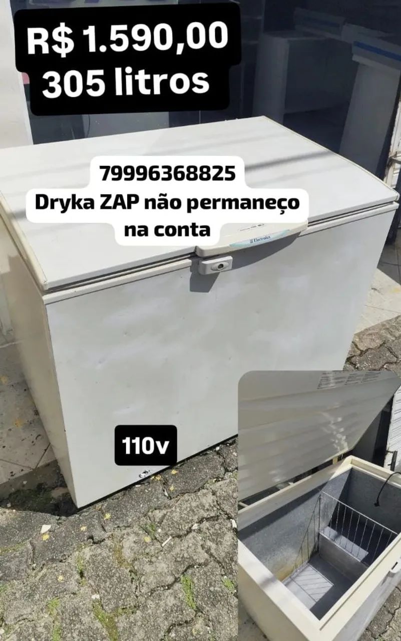 Freezer uma porta top
