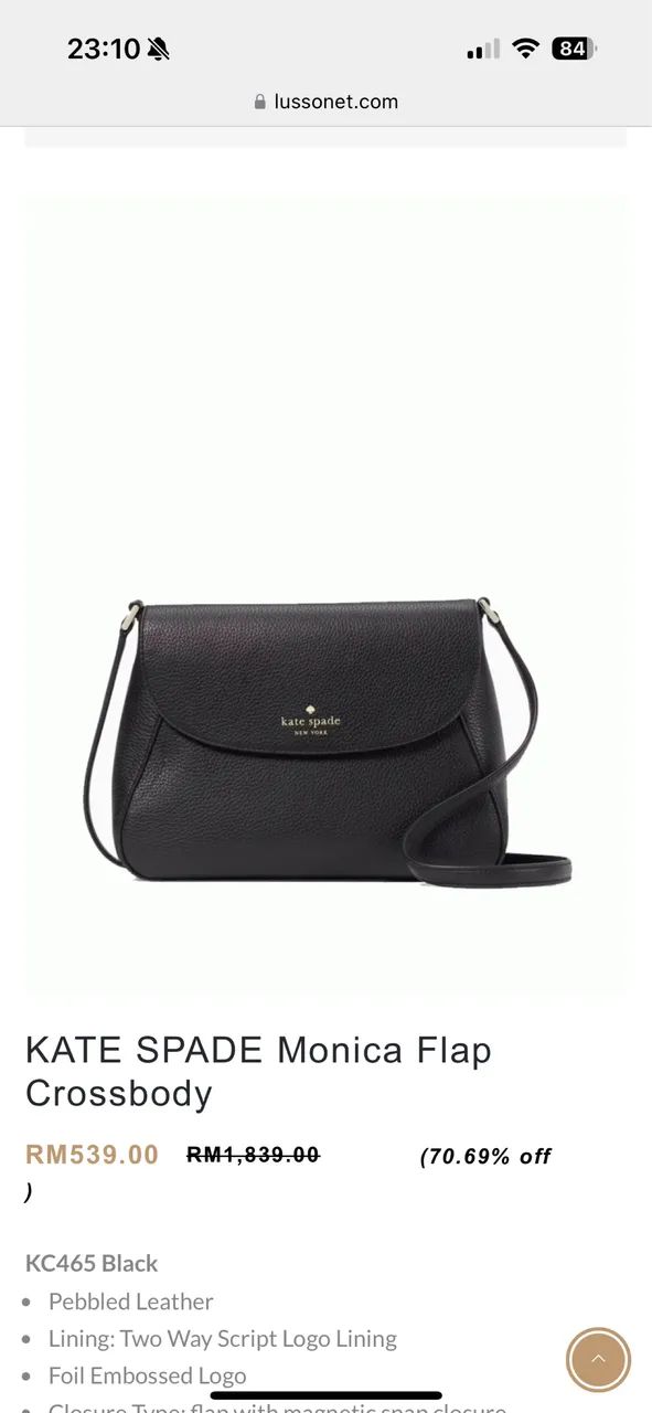 Bolsa Kate Spade - Monica Flap Crossbody - Foto 3