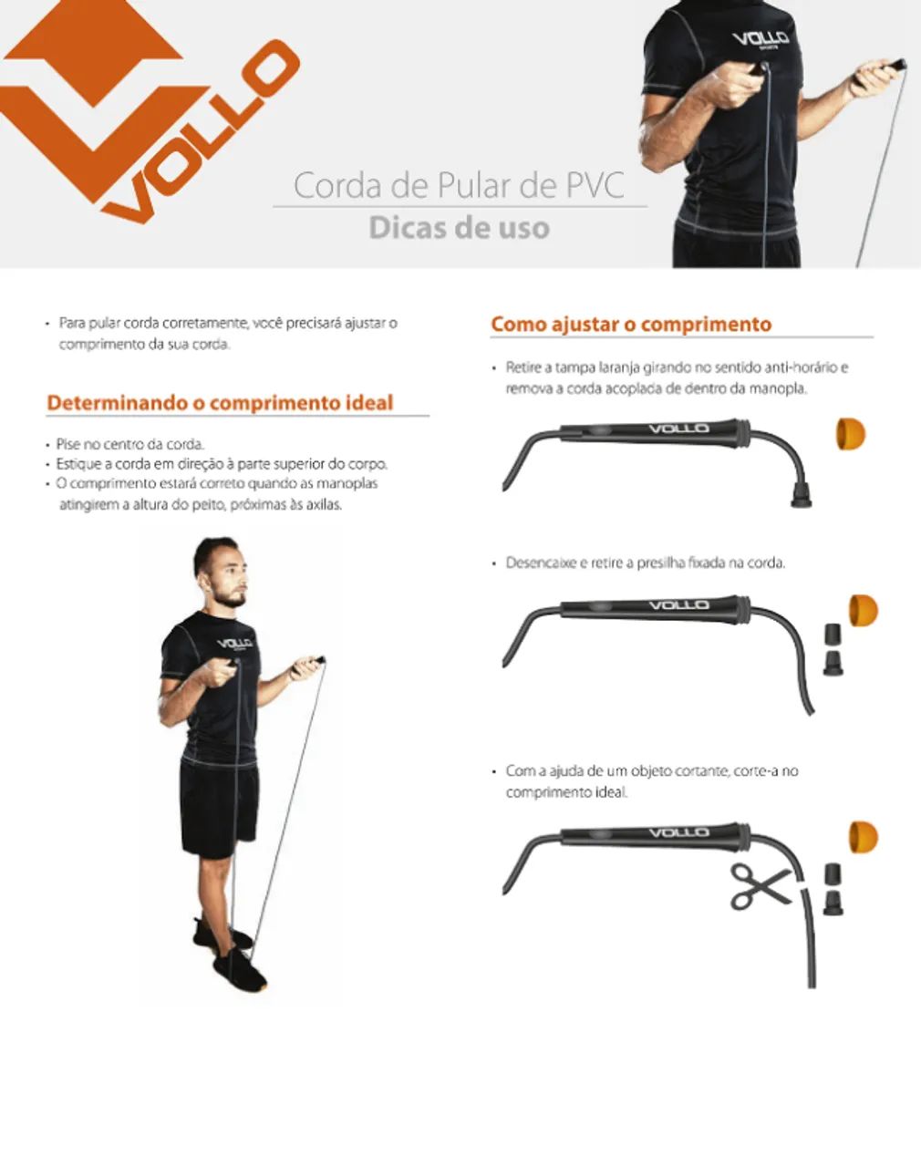 Corda de Pular Pvc Vollo - Foto 5