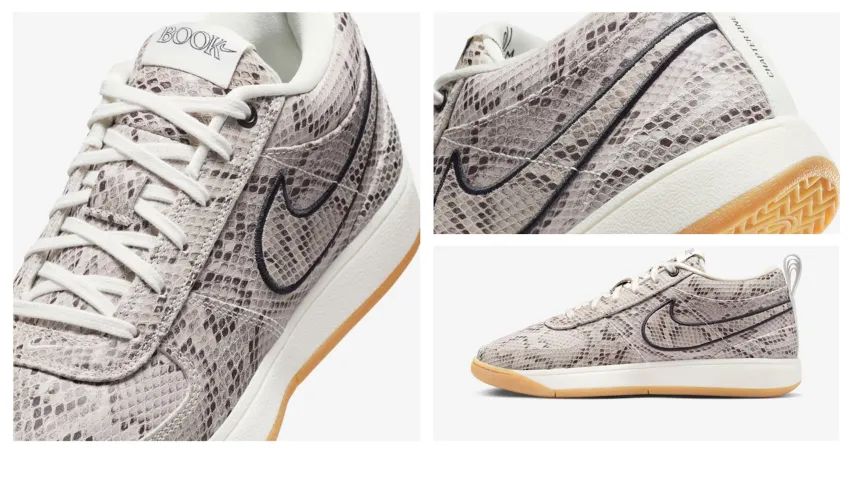 Tênis Nike Book 1 LEA Masculino - Light Orewood Brown - Nº 42
