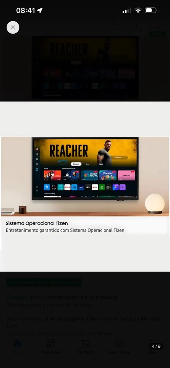 Tv smart 43 polegadas 