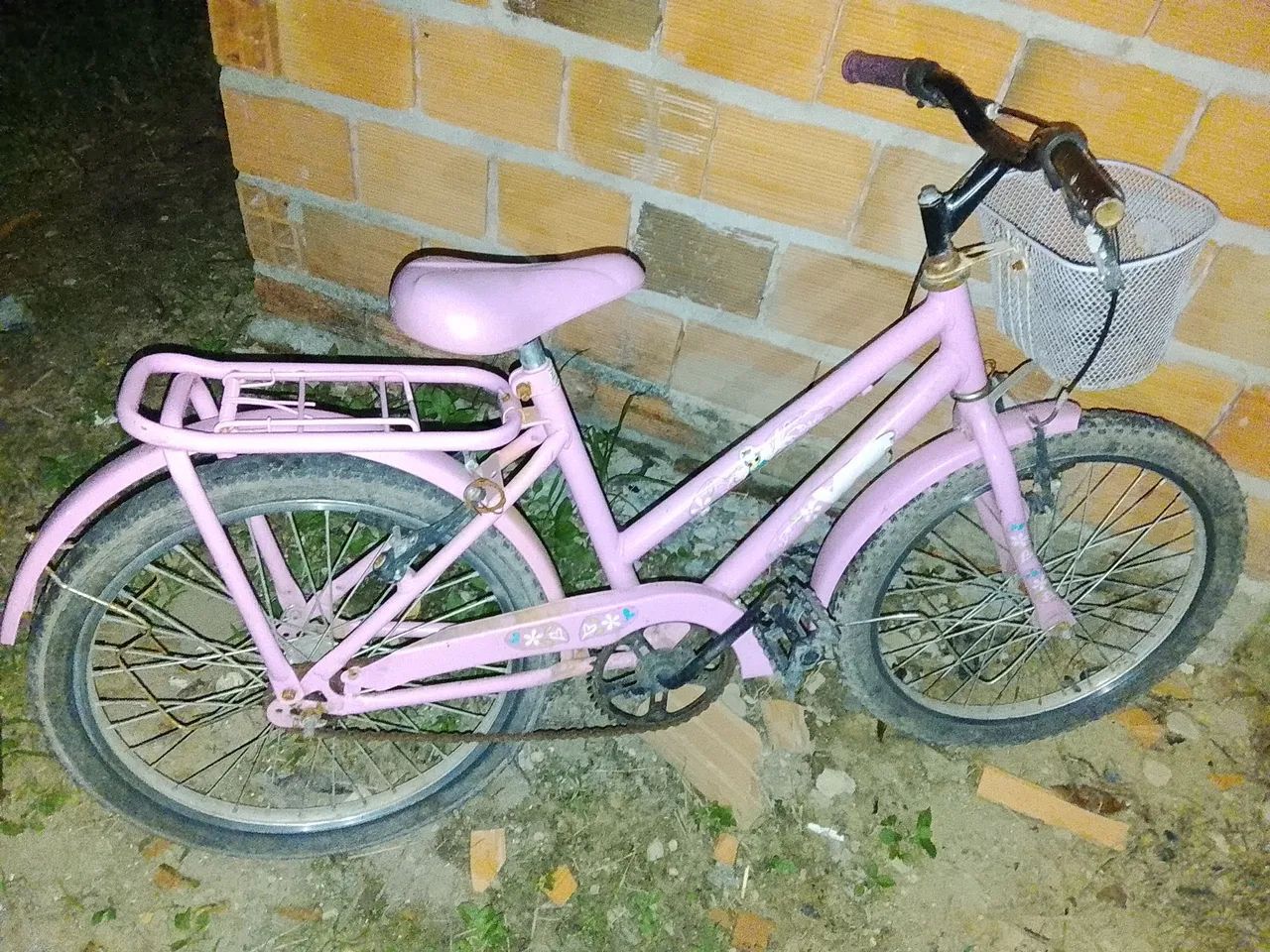 Bicicleta infantil rosa