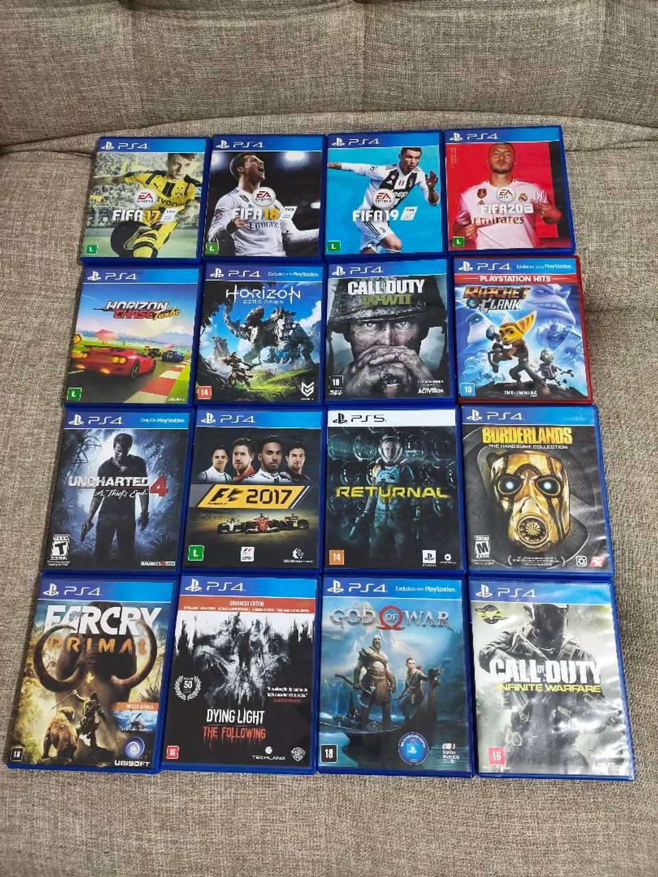 Vendo jogos Ps4