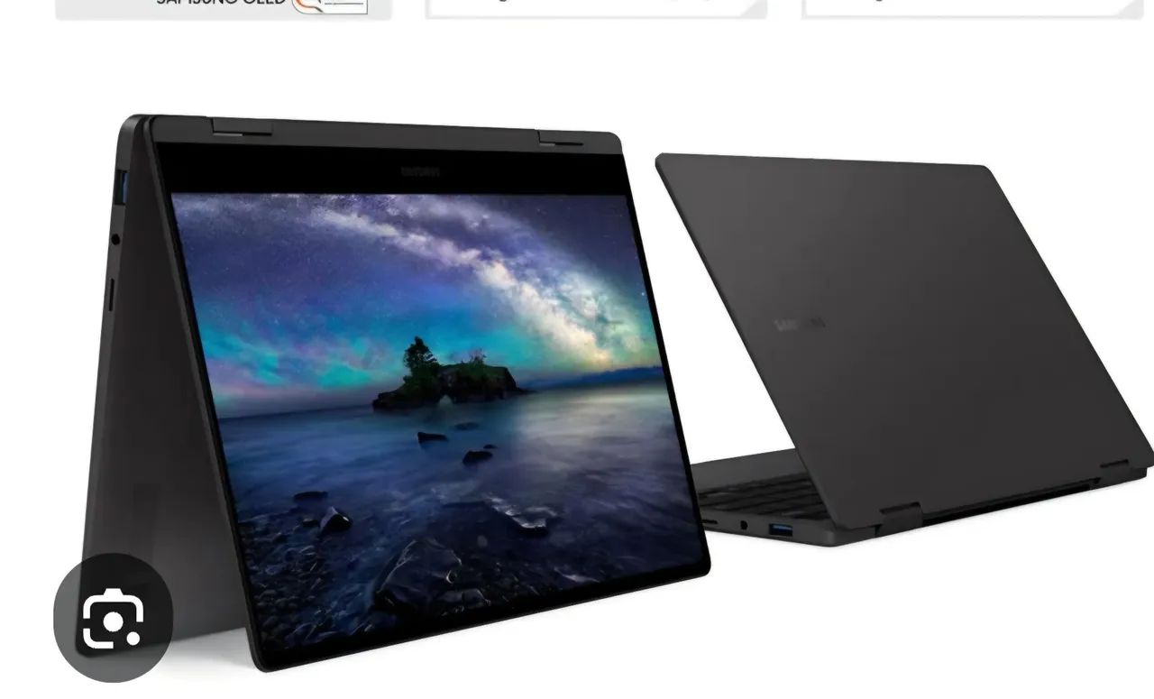 Notebook Samsung book2 360 tela OLED i5 12 gen mvme 1 terá ram 16