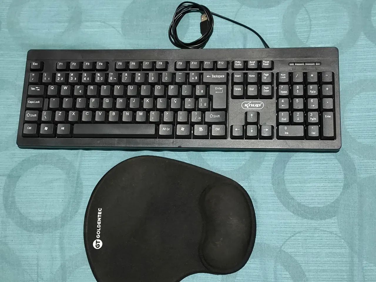 Mouse Pad + Teclado 