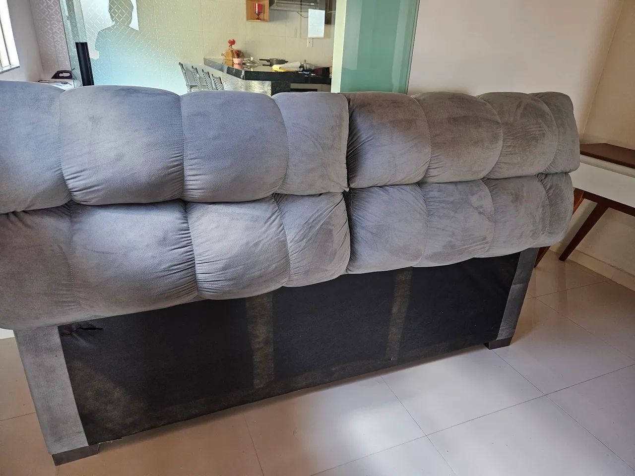 Cabeceira estofada para cama super king - Foto 2