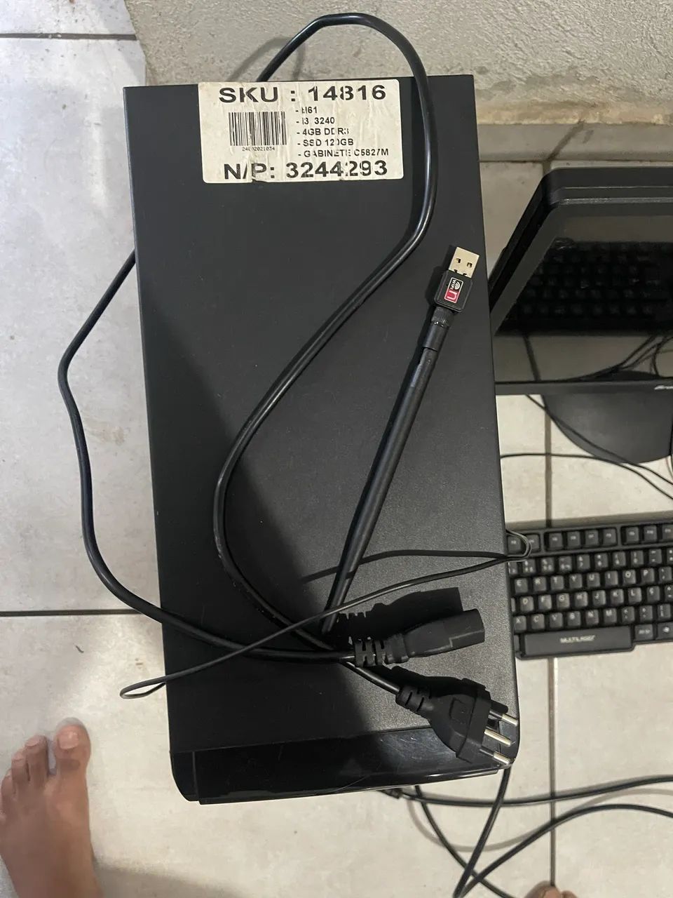 Pc completo core I3 4gb SSD 120gb - Foto 2