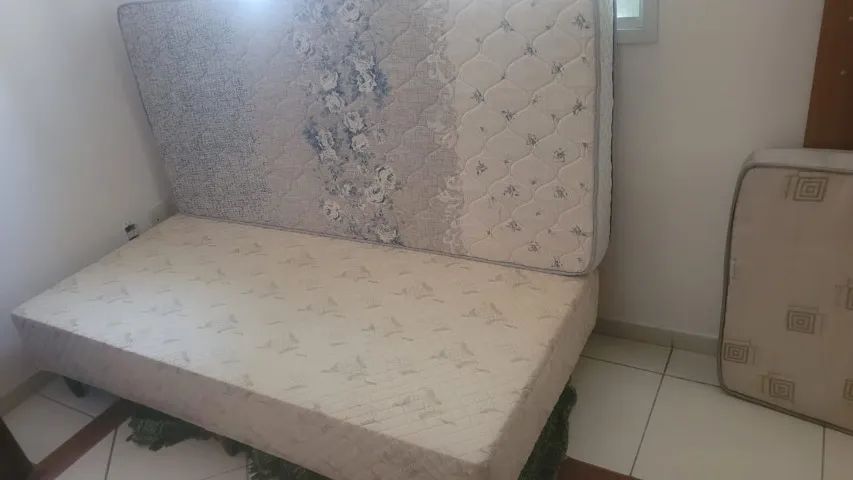 Cama Box Solteiro Com Colchão + Capa Impermeável - Ótimo Estado - Foto 3