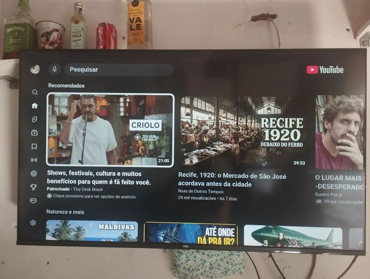 Tv TCL Android de 43 polegadas semi nova completa com bluetooth  - Foto 4
