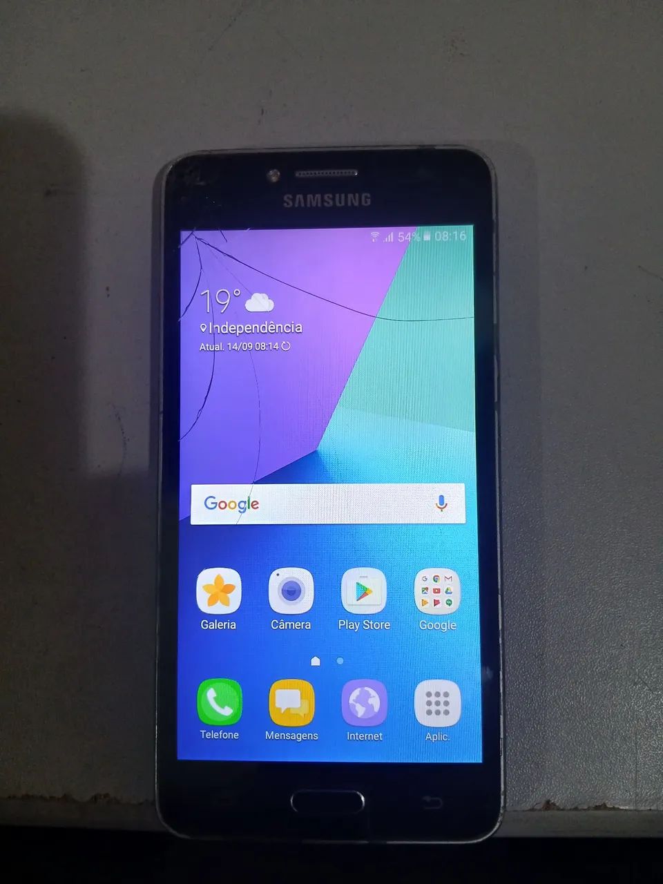 Celular j2 prime com trincado na tela mas funciona perfeitamente  - Foto 4