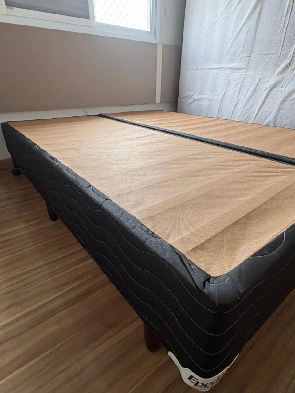 Cama Box Queen (Base+ Colchão) - Usado - Foto 2