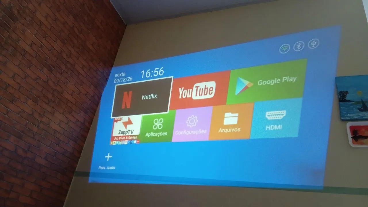 Projetor Smart. YouTube..Novo  - Foto 2