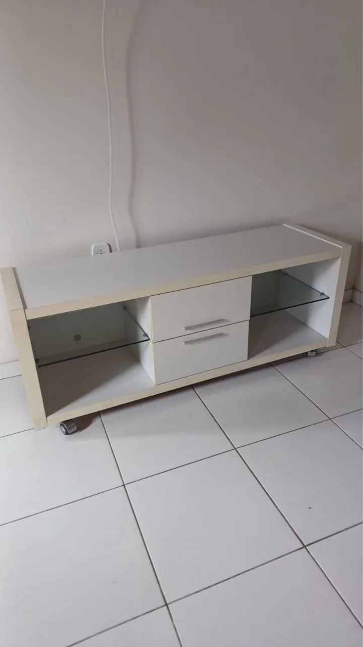 Vendo rack branco laqueado 