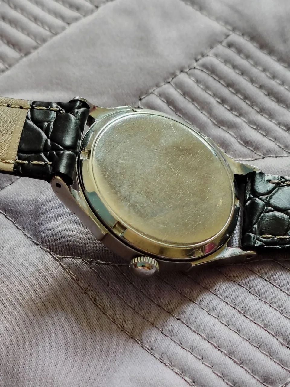 RARO RELÓGIO OMEGA AUTOMÁTICO BLACK DIAL SMALL SECONDS - Foto 3