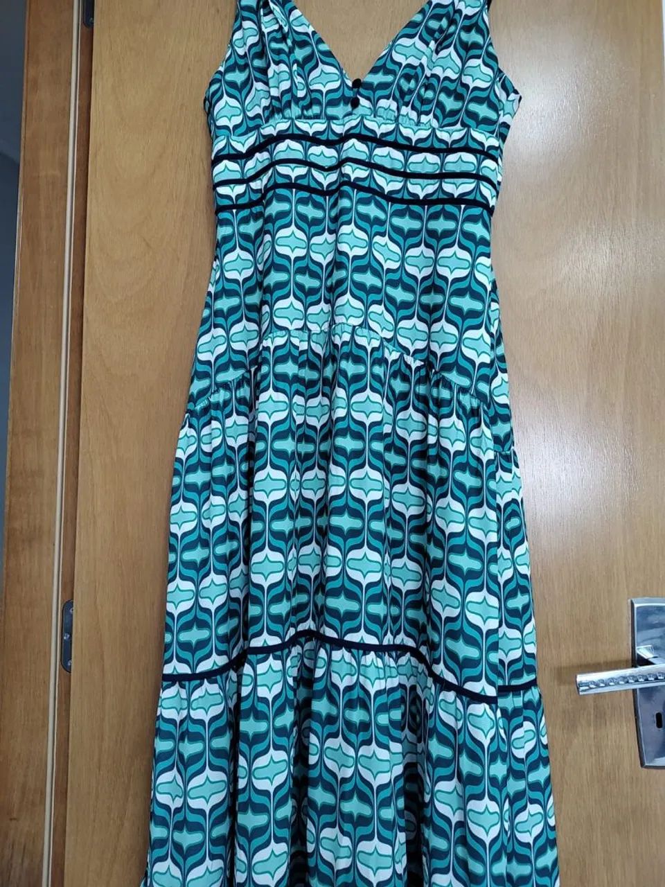Vestido longo estampado  - Foto 3