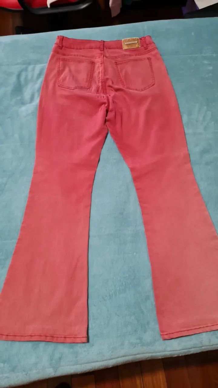 Calça Mamo basic jeans flare 44 - Foto 4