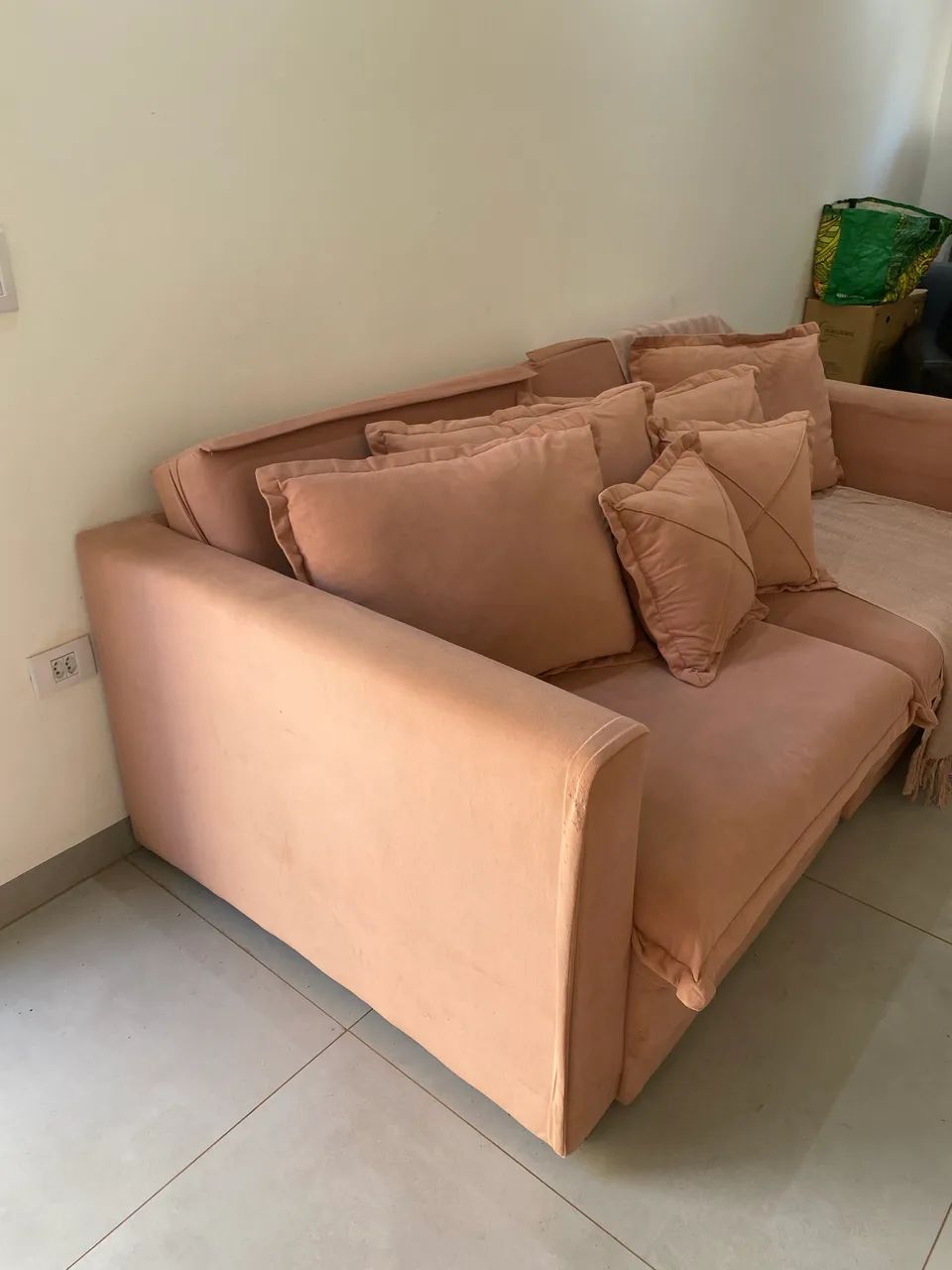 Sofá modulado 2m rosa - Foto 4