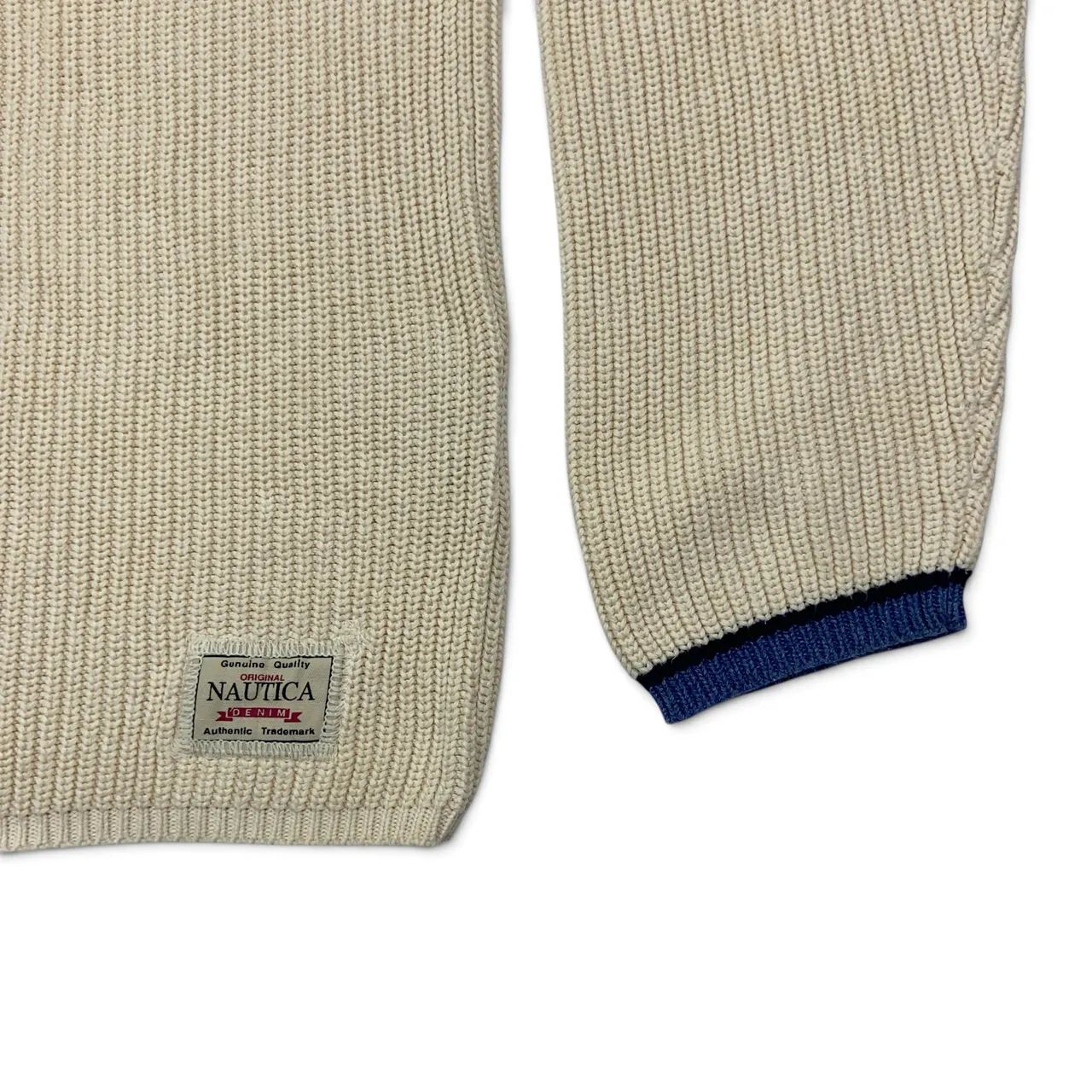 Suéter Nautica Denim 90s Tam.M - Foto 4