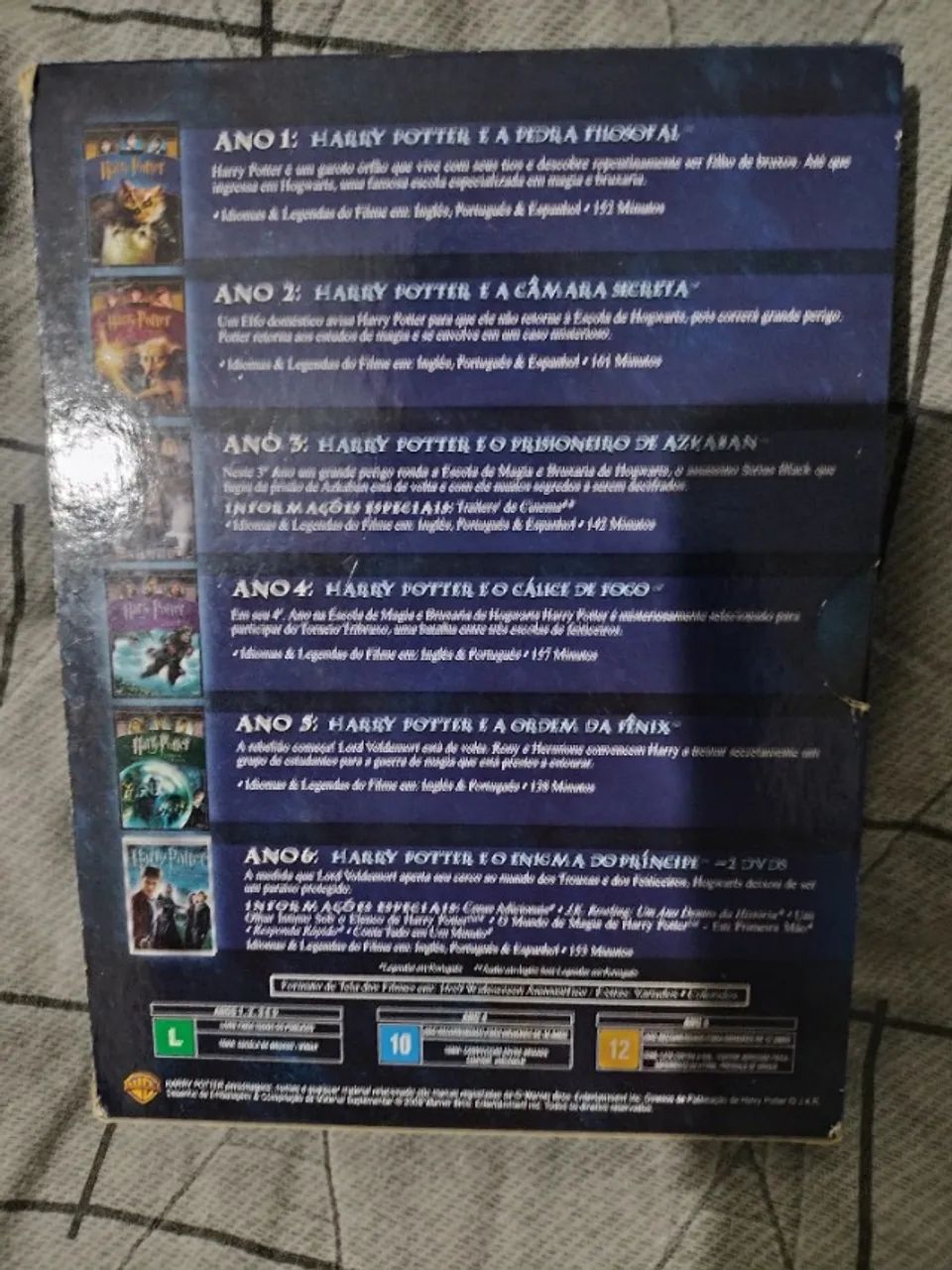 Box DVD - Saga Harry Potter (1 ao 6) - Foto 2