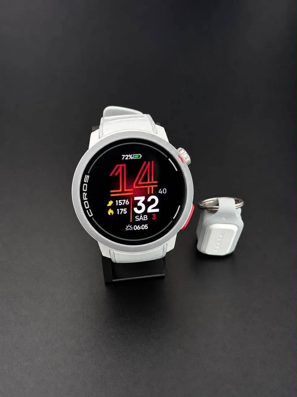 Relógio Coroa Pace Pro | Impecável | AMOLED | 46mm | Cinza 