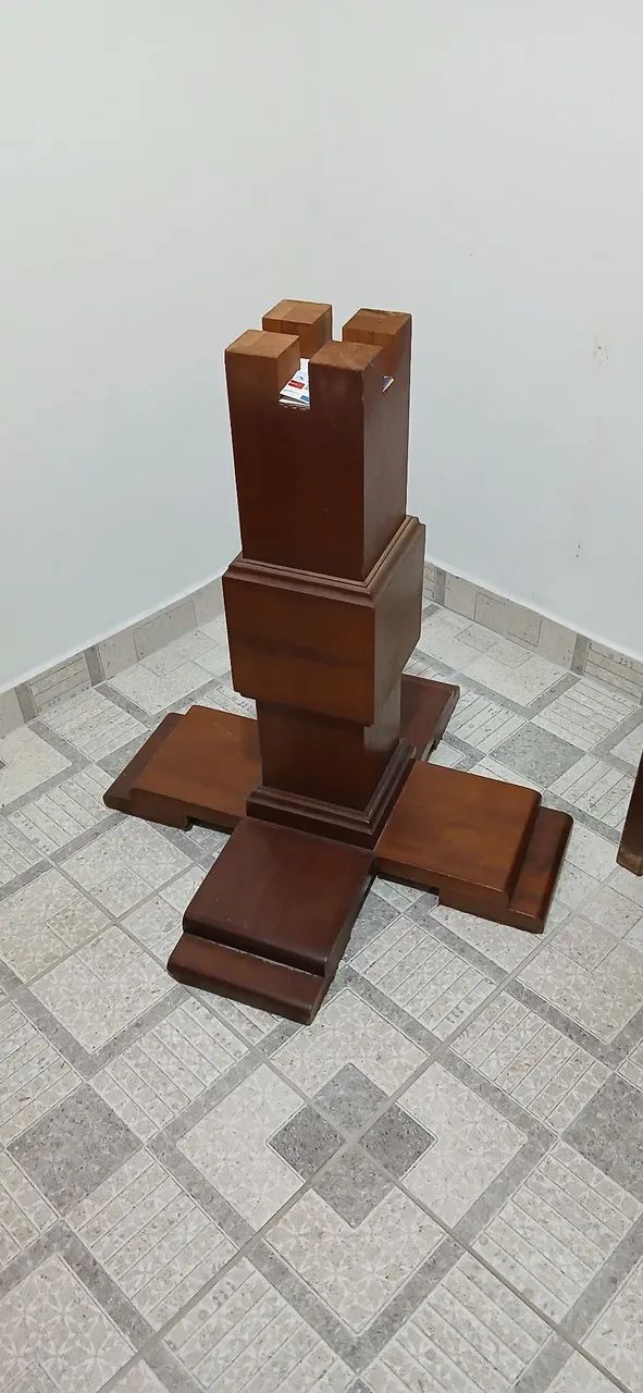 Base de mesa madeira maciça  - Foto 2