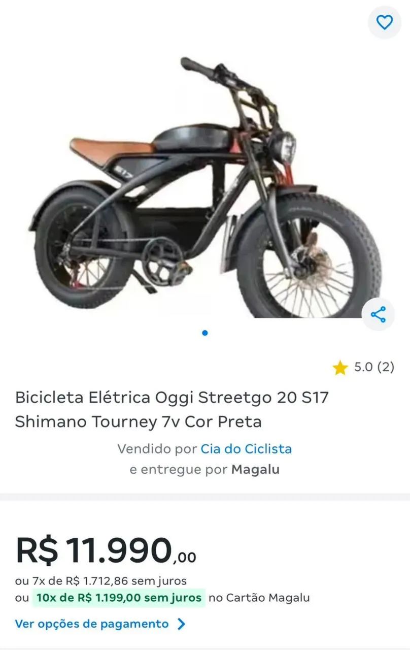 Bicicleta elétrica  - Foto 2