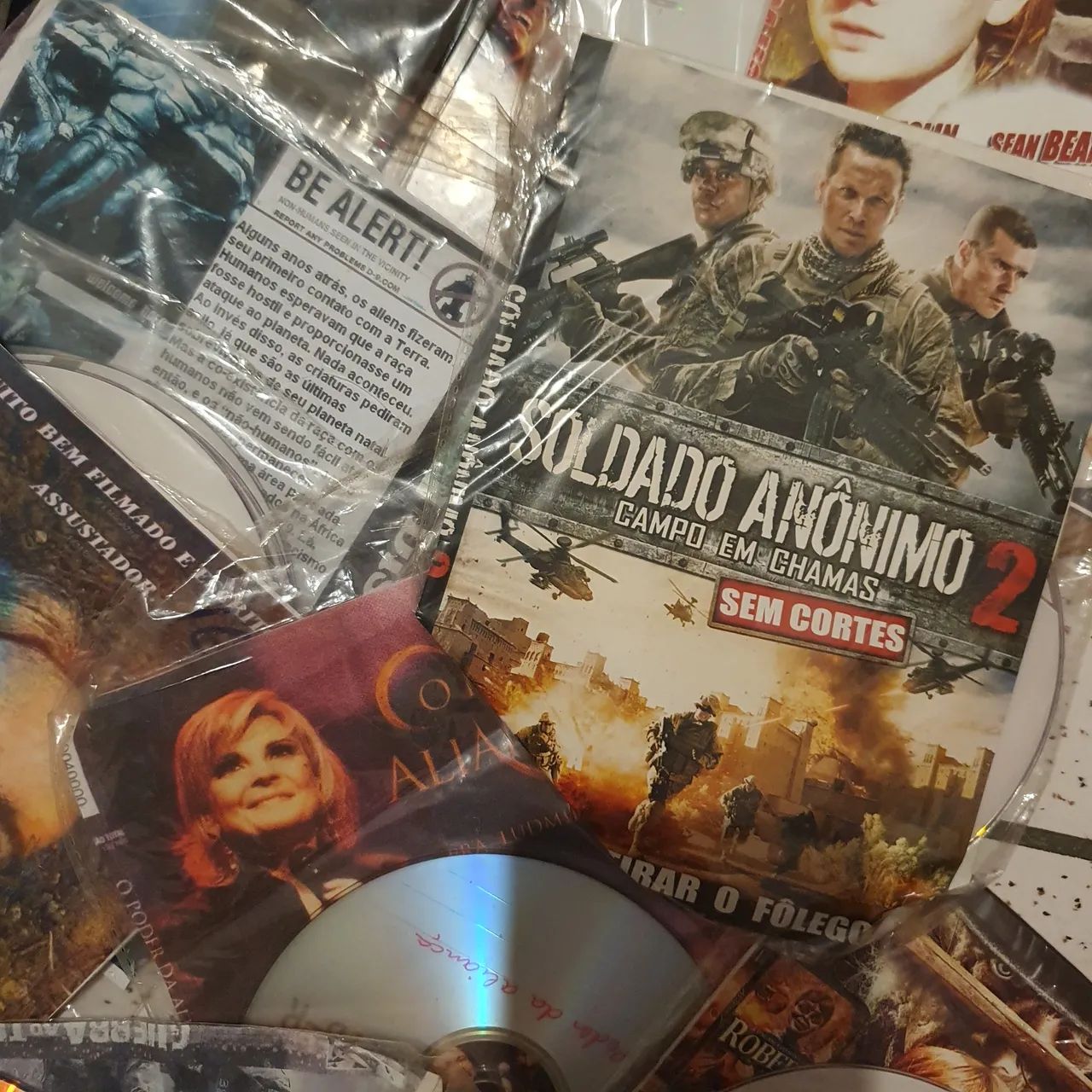 Lote com mais de 100 CDs DVDs de Filmes - Foto 4