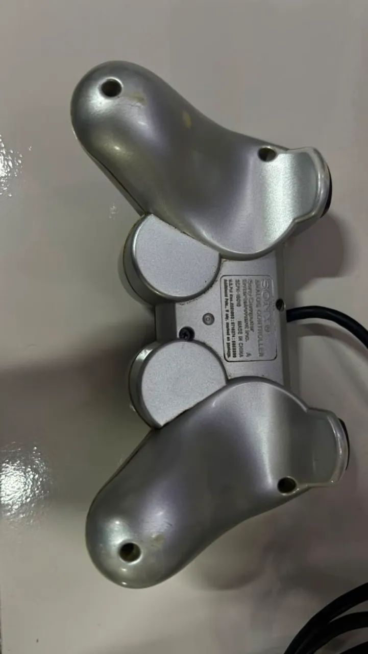 Controle PS2 Original Prata - Foto 3