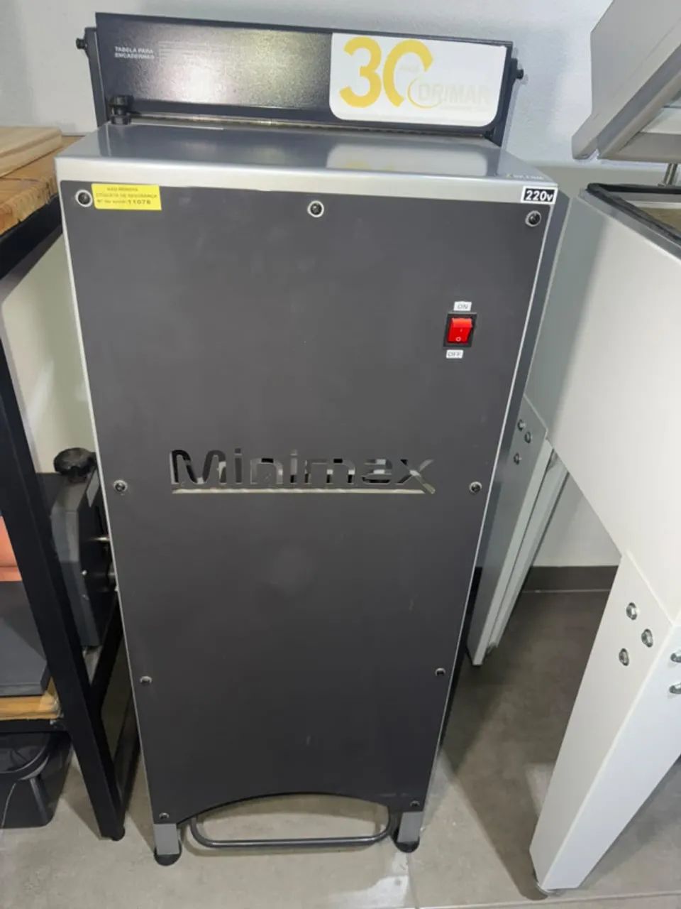 MINIMAX FURADORA COMPLETA C/3 CABEÇAS PARA GRÁFICA - Foto 5