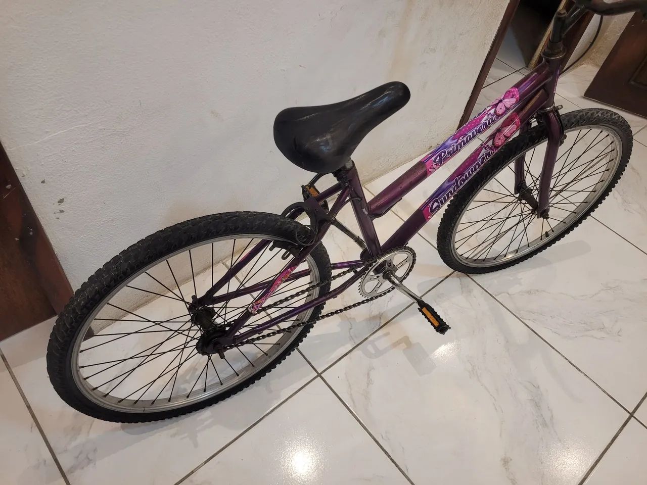 Bicicleta aro 24 feminino seminova  - Foto 3
