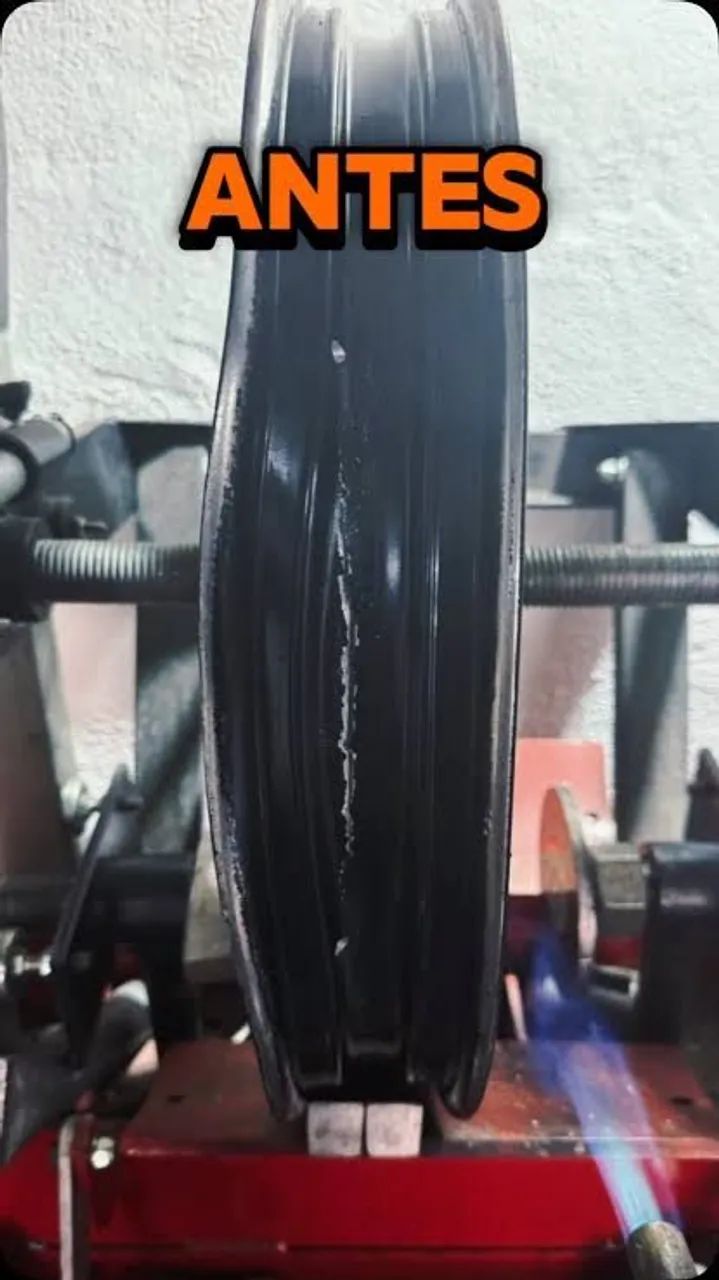 Desempenho de solda reforma de roda de carro e moto - Foto 3