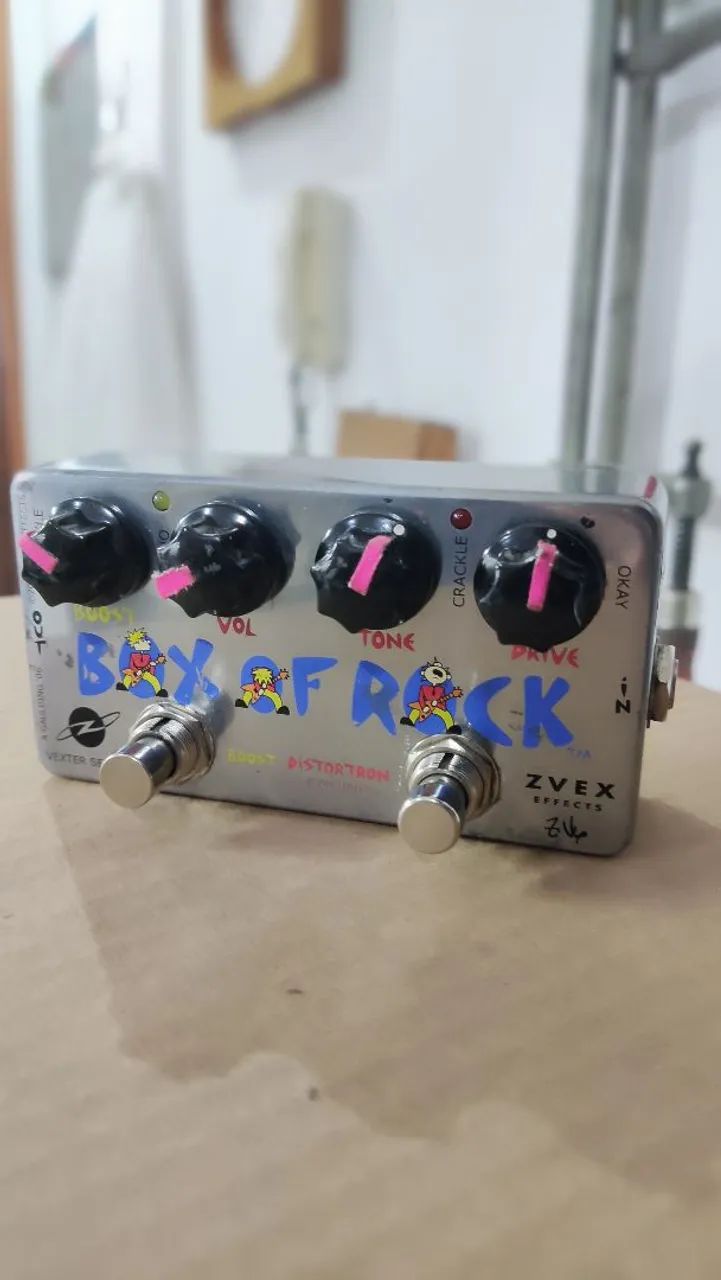 Pedal zvex box of rock distortion over drive boost fuzz